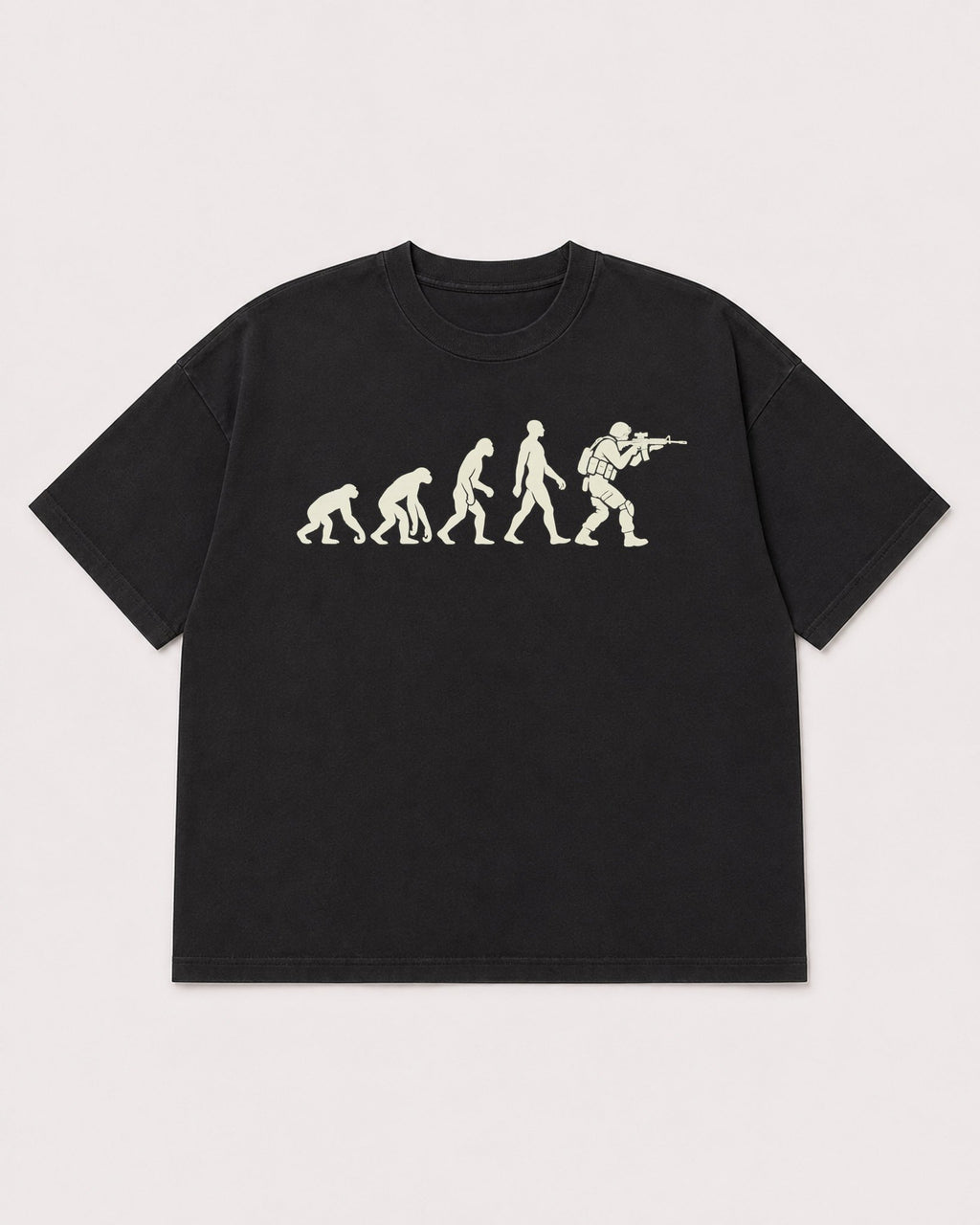 Mockup Boxy Heavyweight Tee Black product