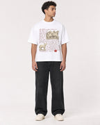 Mockup Boxy Heavyweight Tee White male full-body 10