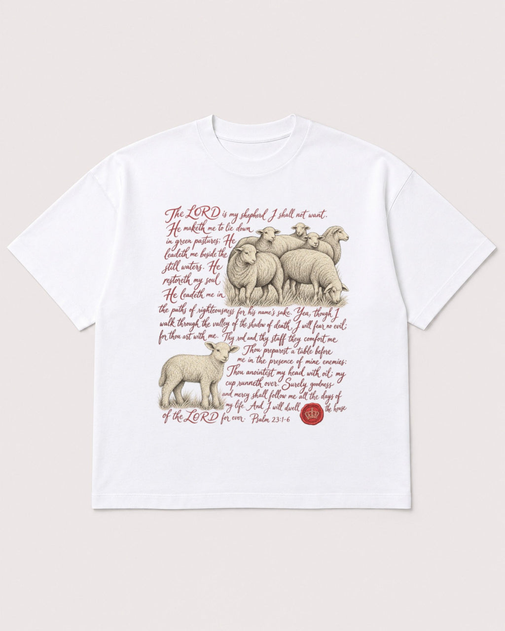 Mockup Boxy Heavyweight Tee White product