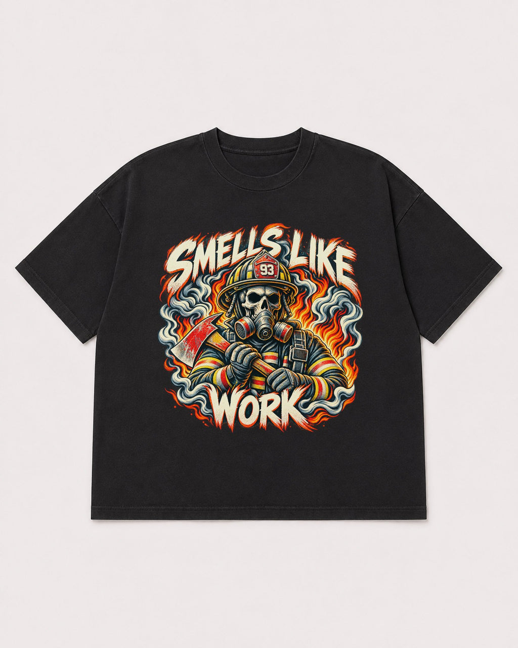 Mockup Boxy Heavyweight Tee Black product