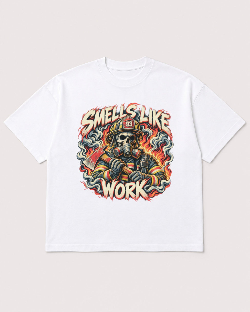 Mockup Boxy Heavyweight Tee White product