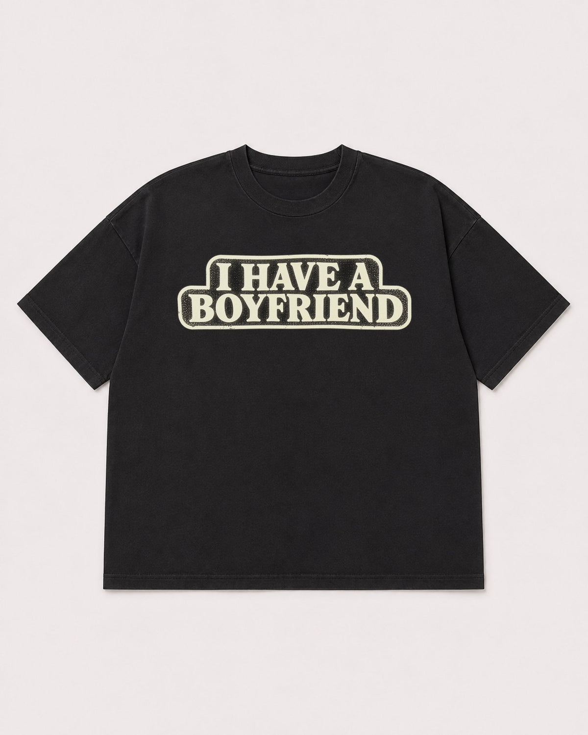 Mockup Boxy Heavyweight Tee Black product
