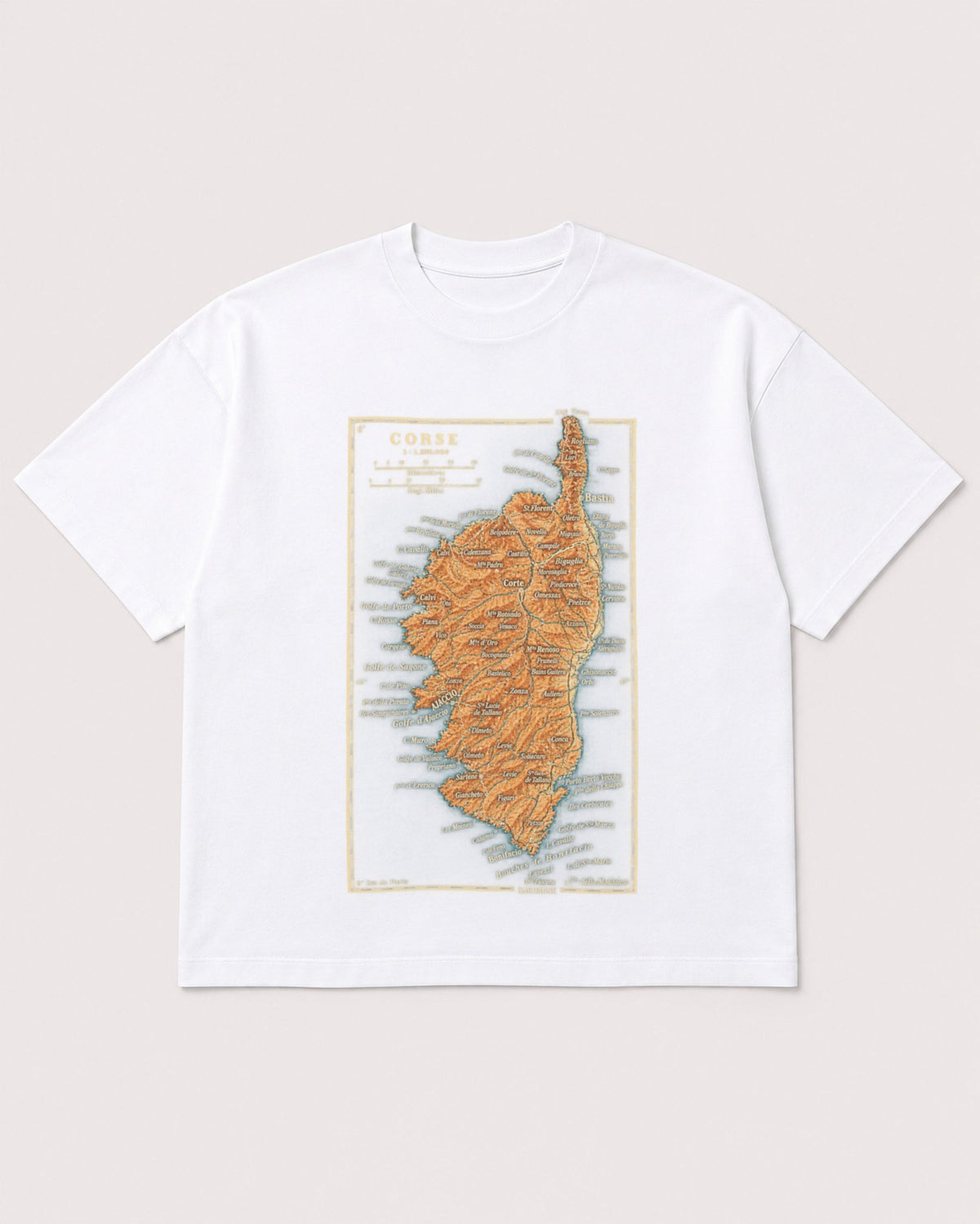 Mockup Boxy Heavyweight Tee White product