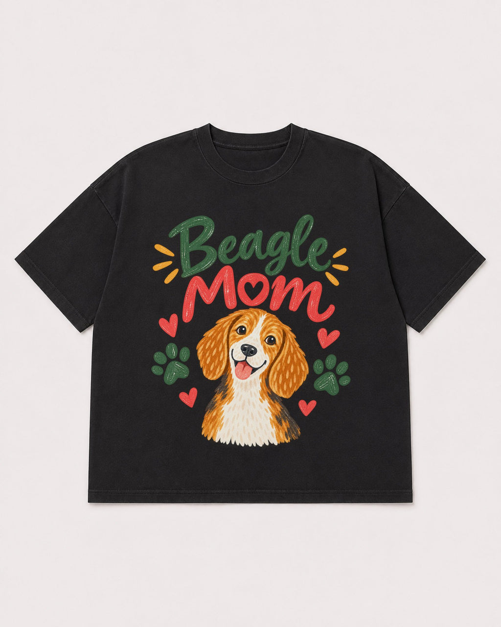 Mockup Boxy Heavyweight Tee Black product