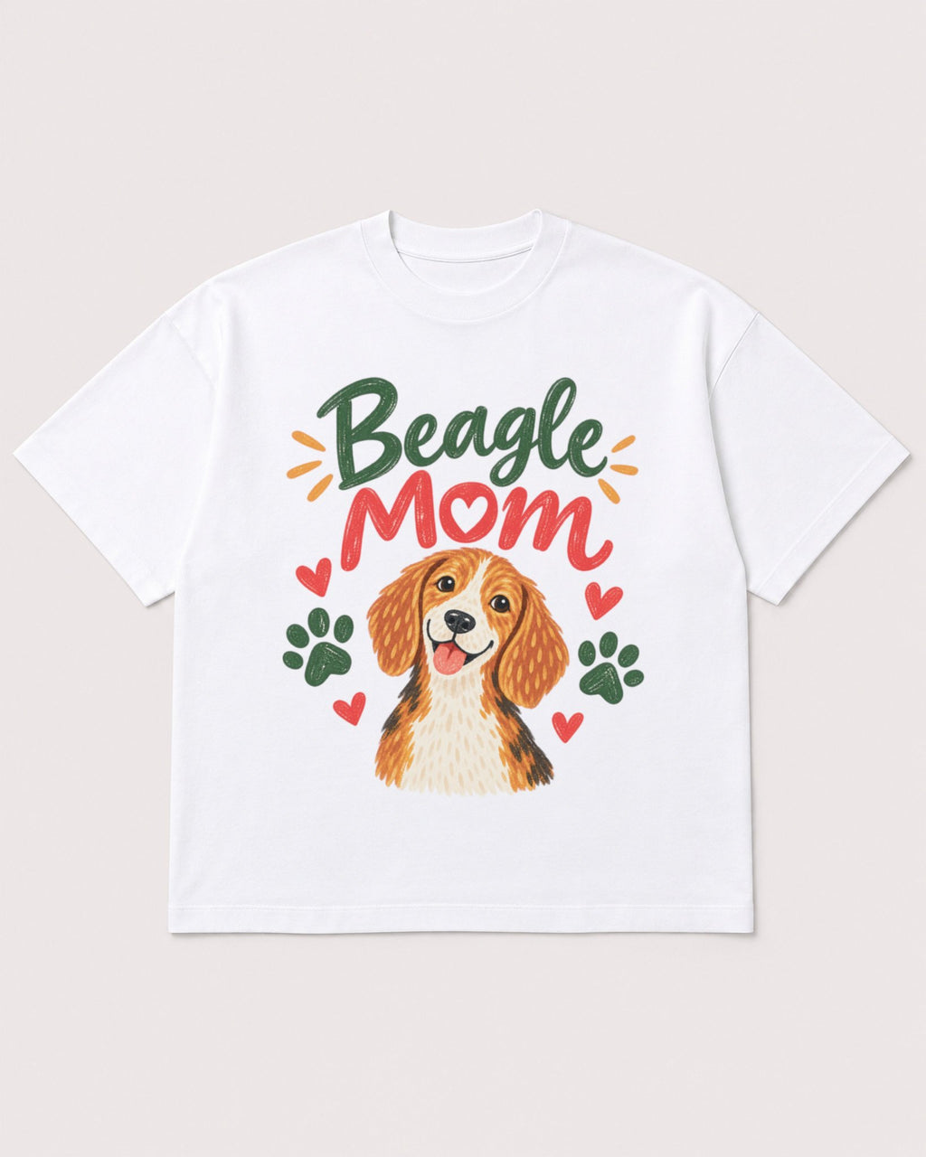 Mockup Boxy Heavyweight Tee White product