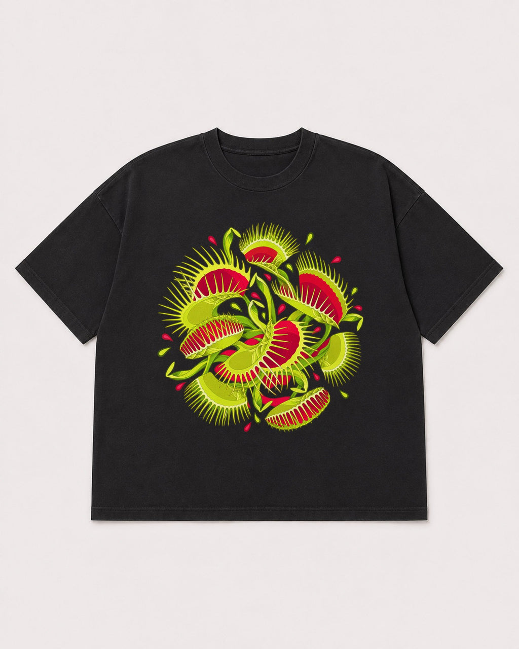 Mockup Boxy Heavyweight Tee Black product