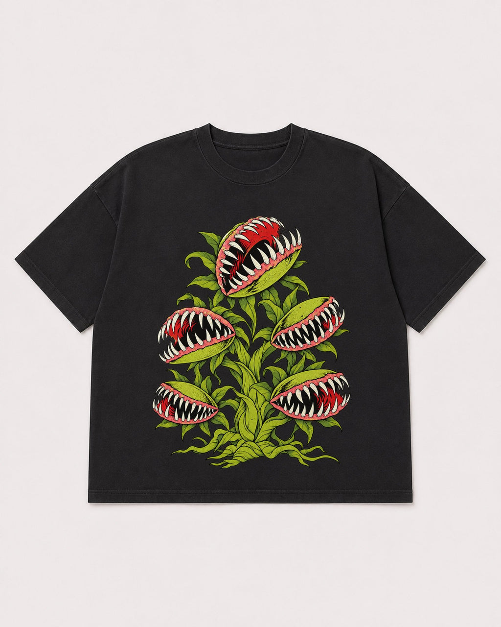 Mockup Boxy Heavyweight Tee Black product