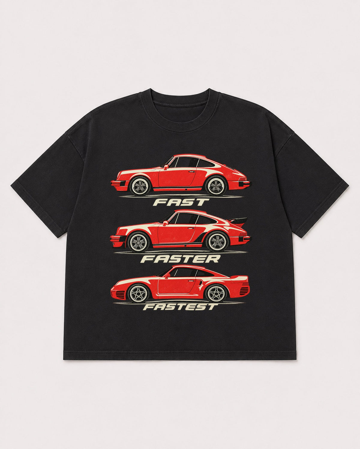 Mockup Boxy Heavyweight Tee Black product