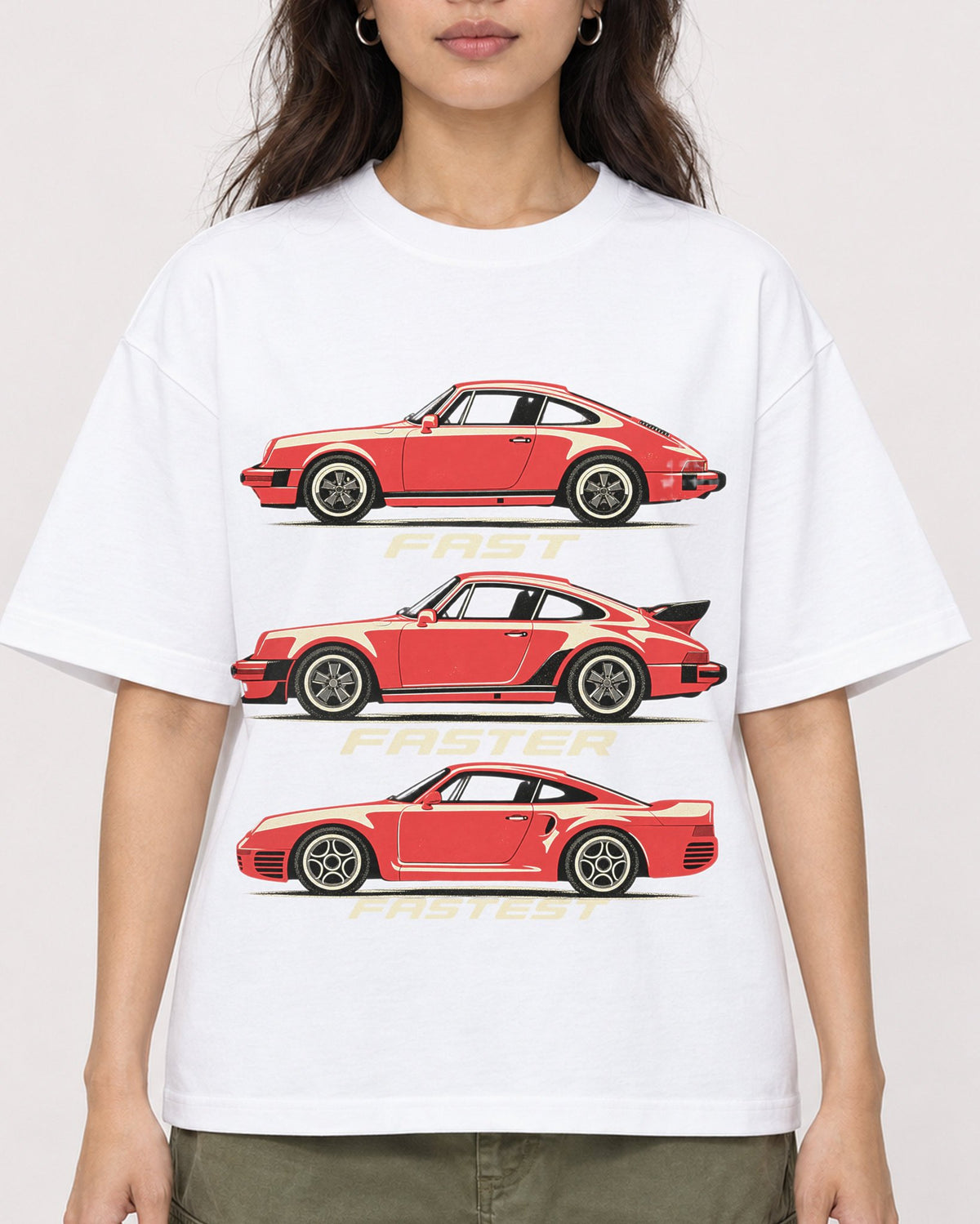 Mockup Boxy Heavyweight Tee White female close-up 02