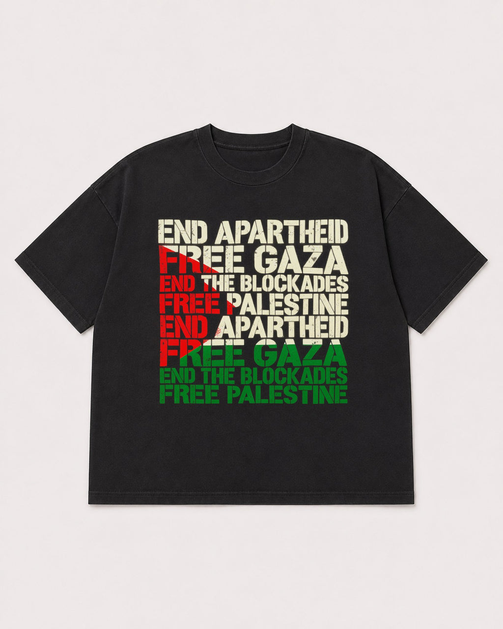Mockup Boxy Heavyweight Tee Black product