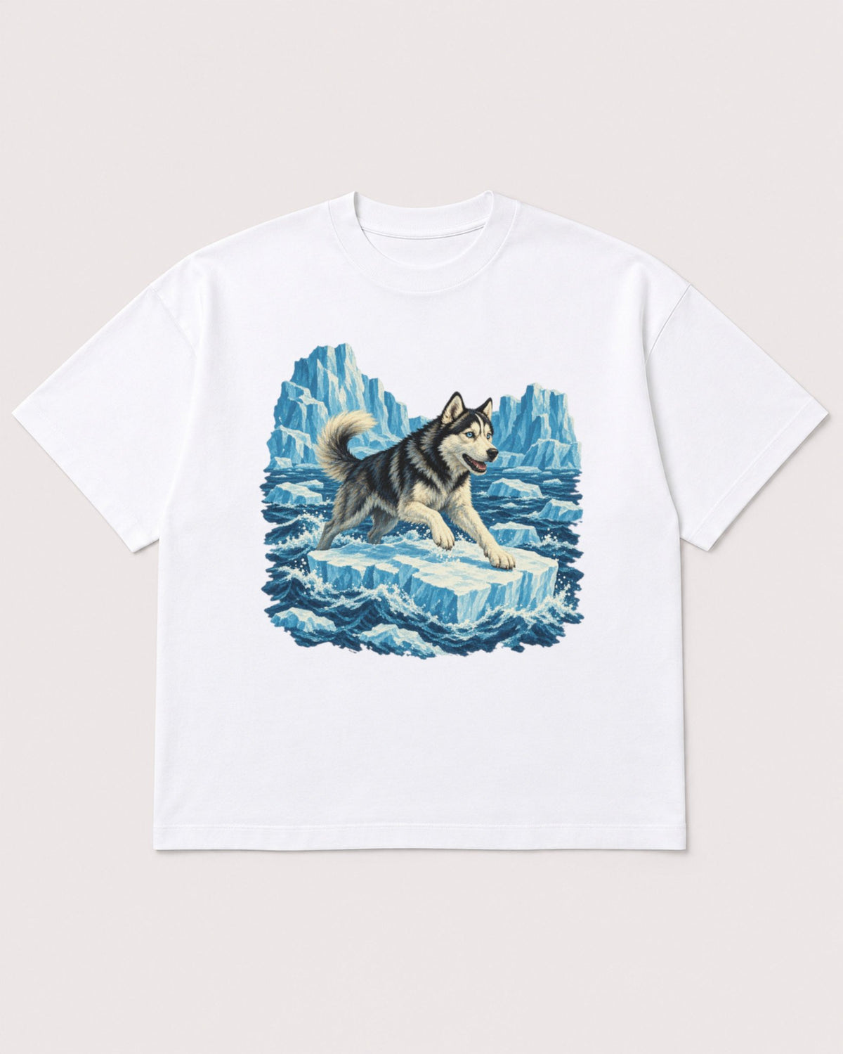 Mockup Boxy Heavyweight Tee White product