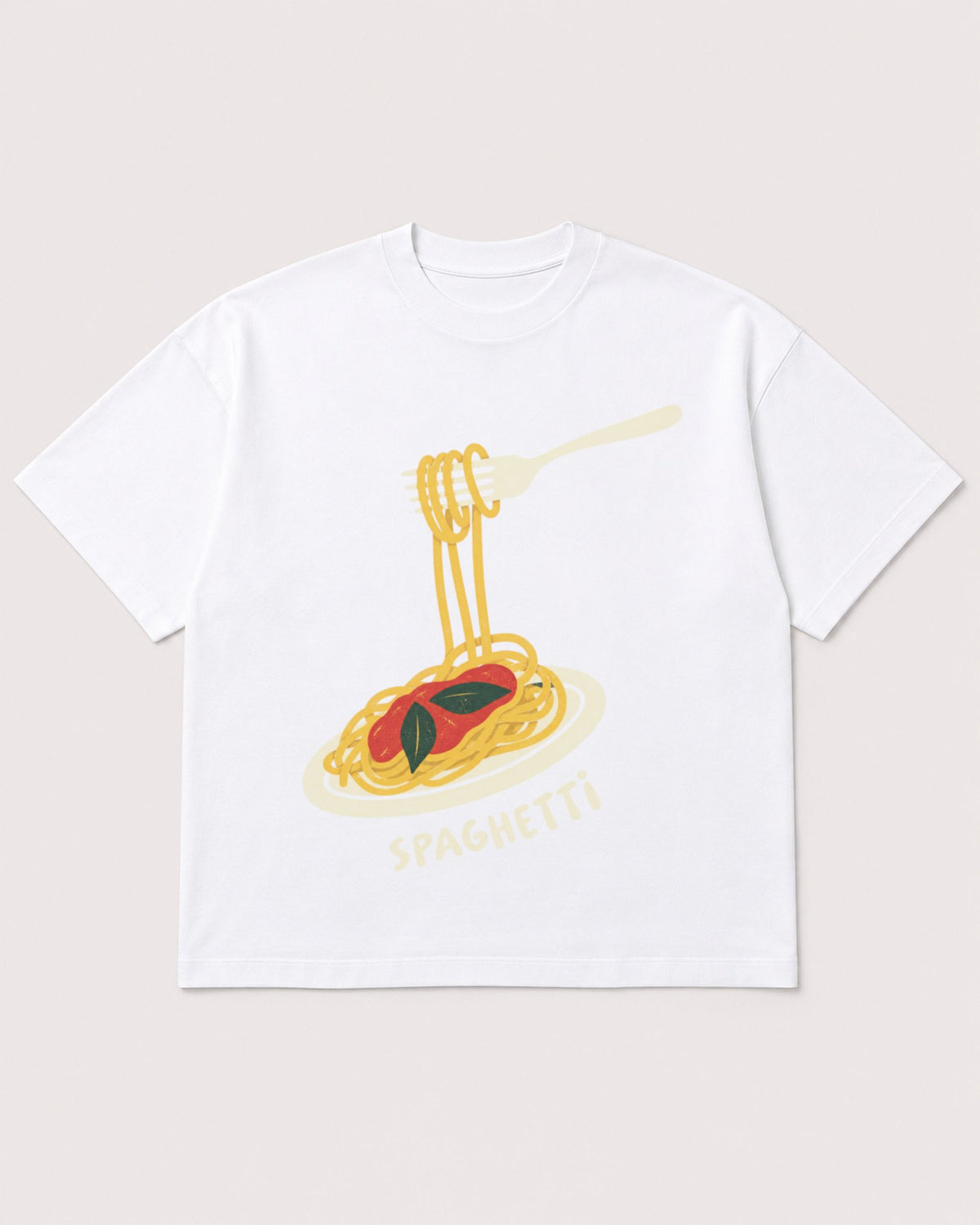 Mockup Boxy Heavyweight Tee White product