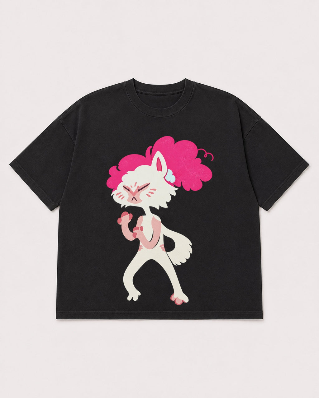 Mockup Boxy Heavyweight Tee Black product