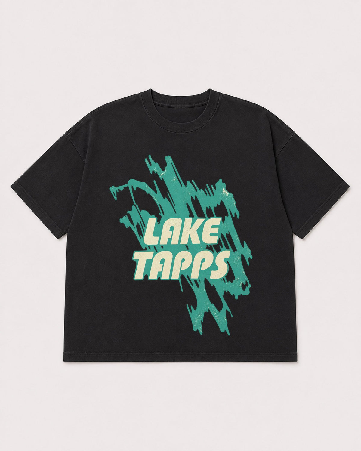 Mockup Boxy Heavyweight Tee Black product