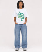 Mockup Boxy Heavyweight Tee White female full-body 15