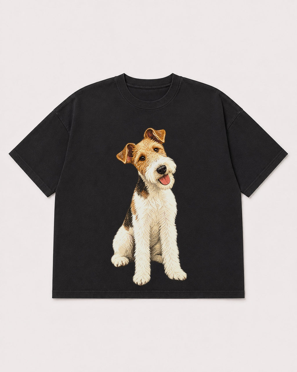 Mockup Boxy Heavyweight Tee Black product