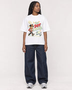 Mockup Boxy Heavyweight Tee White female full-body 04