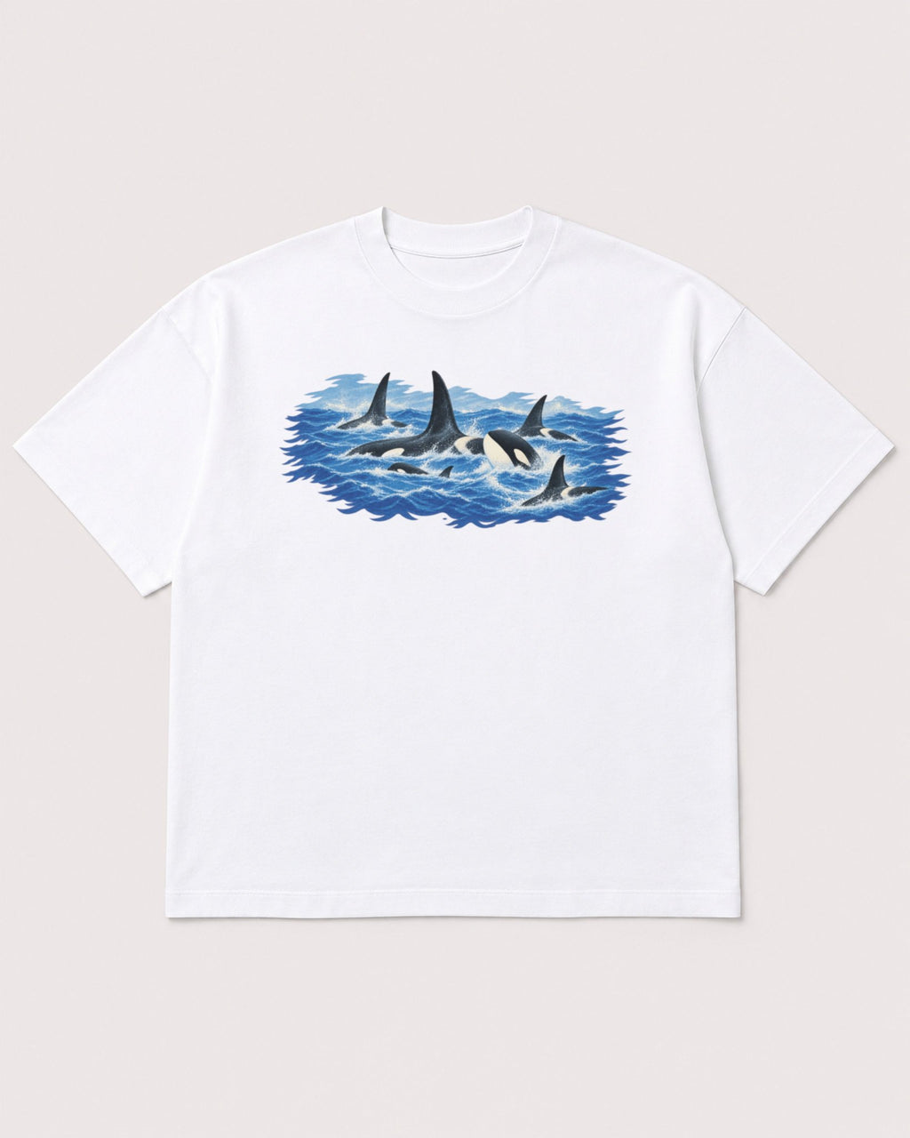 Mockup Boxy Heavyweight Tee White product