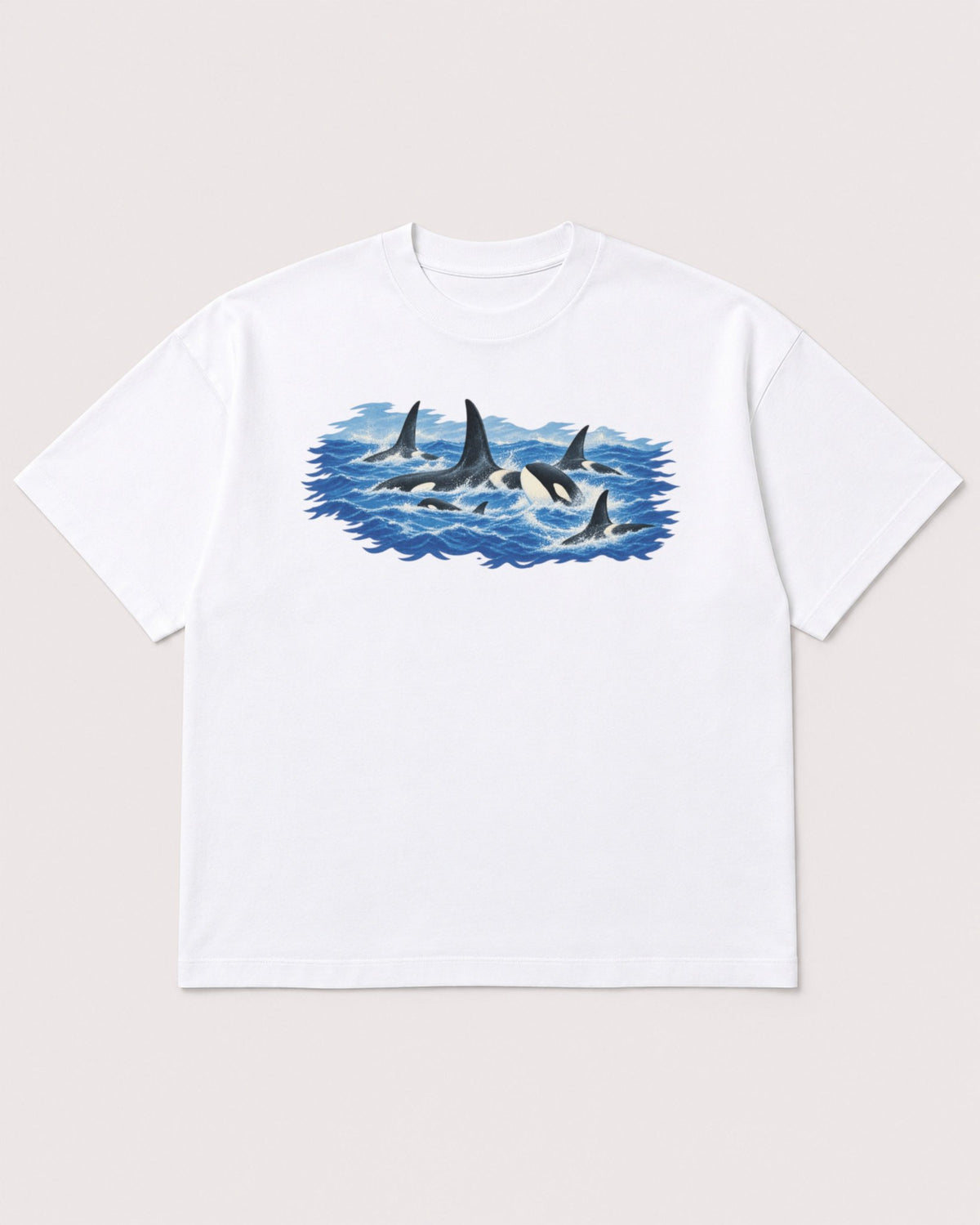 Mockup Boxy Heavyweight Tee White product