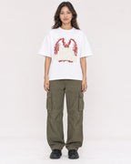 Mockup Boxy Heavyweight Tee White female full-body 02
