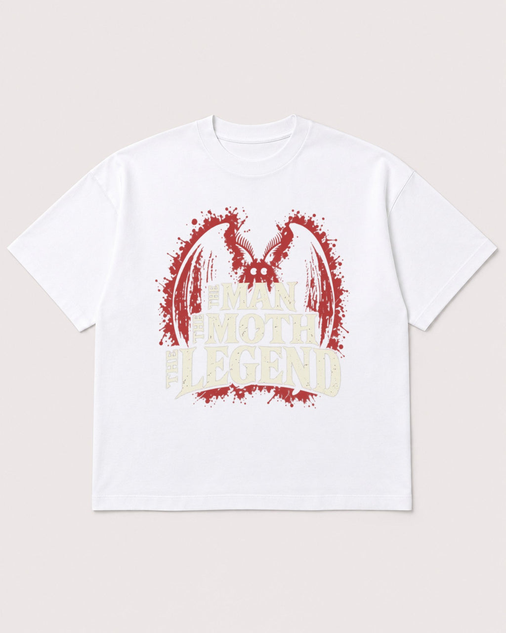 Mockup Boxy Heavyweight Tee White product
