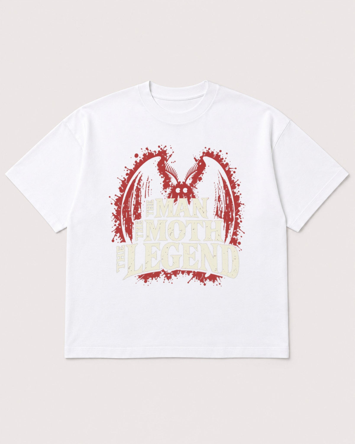 Mockup Boxy Heavyweight Tee White product