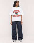 Mockup Boxy Heavyweight Tee White female full-body 04