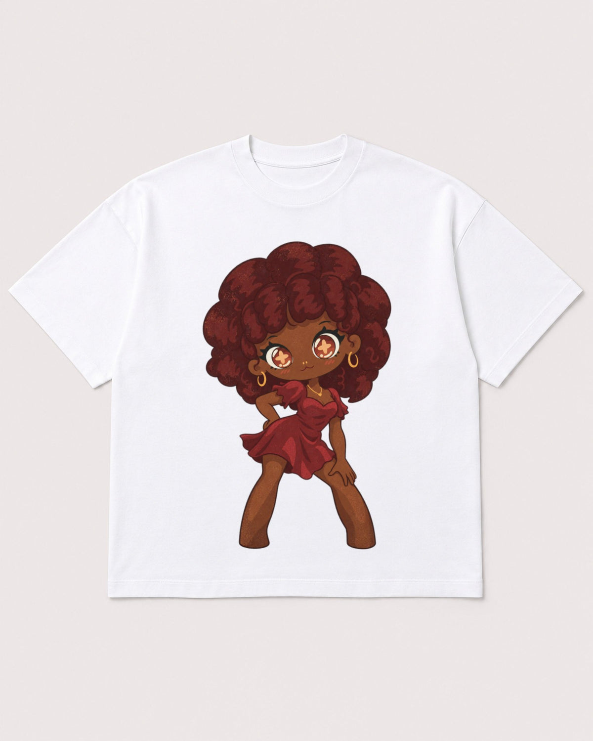 Mockup Boxy Heavyweight Tee White product