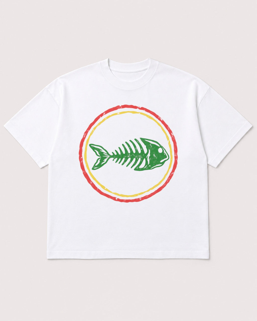Mockup Boxy Heavyweight Tee White product