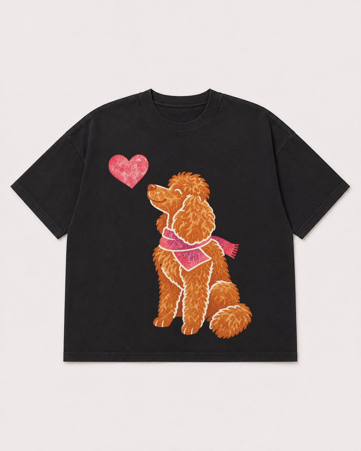 Mockup Boxy Heavyweight Tee Black product