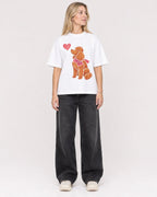 Mockup Boxy Heavyweight Tee White female full-body 08