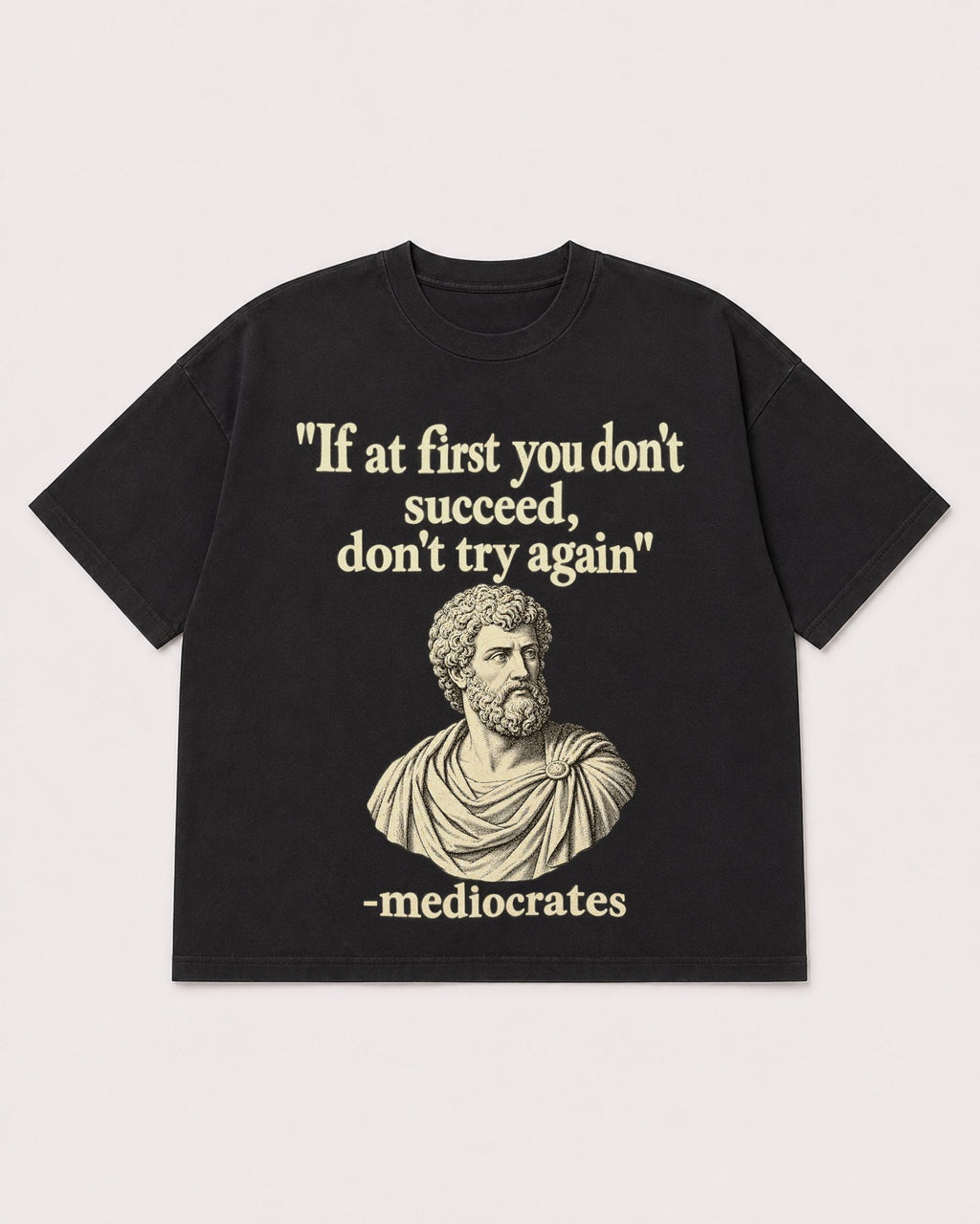 Mockup Boxy Heavyweight Tee Black product