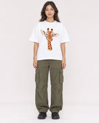 Mockup Boxy Heavyweight Tee White female full-body 02