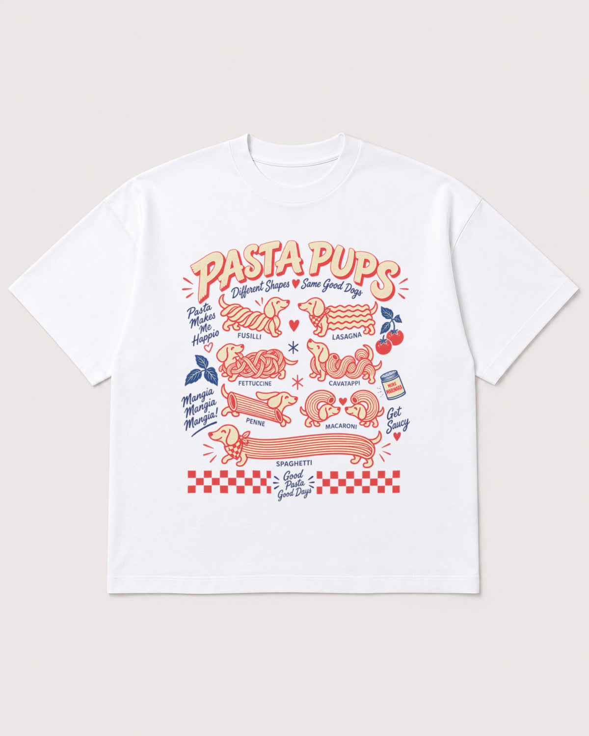 Mockup Boxy Heavyweight Tee White product