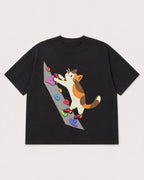 Mockup Boxy Heavyweight Tee Black product
