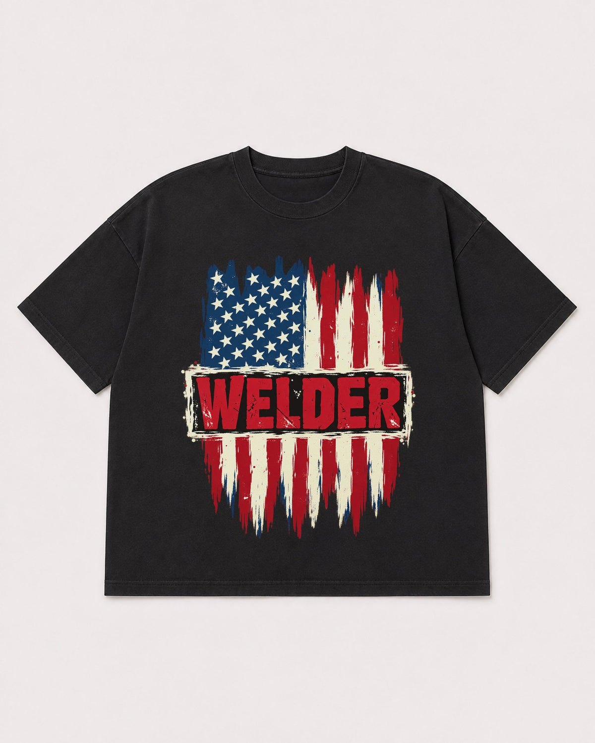 Mockup Boxy Heavyweight Tee Black product