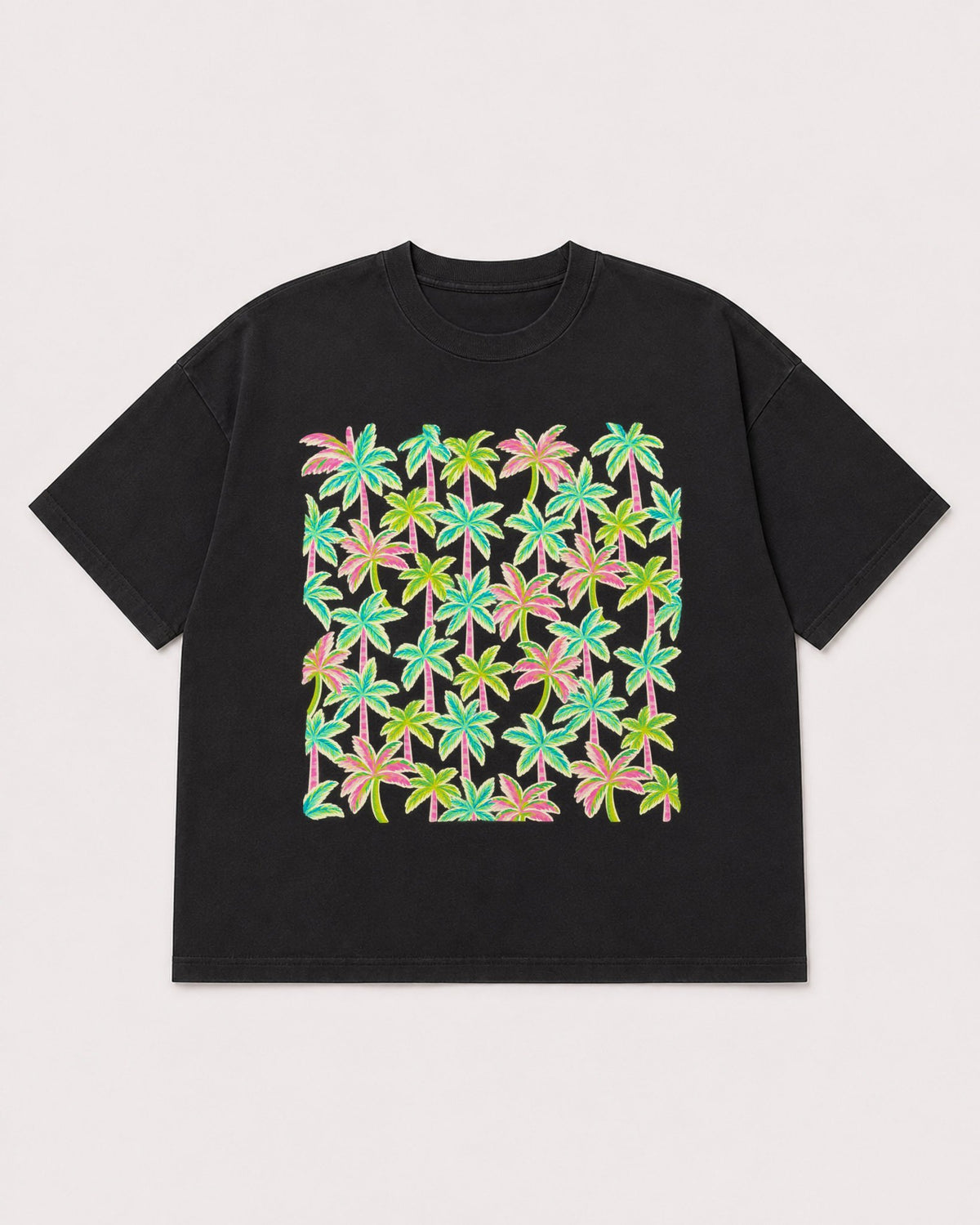 Mockup Boxy Heavyweight Tee Black product