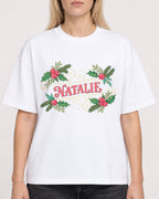 Mockup Boxy Heavyweight Tee White female close-up 08