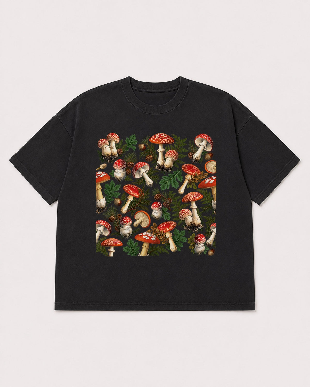 Mockup Boxy Heavyweight Tee Black product