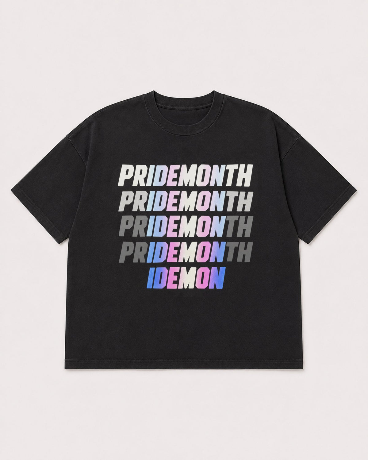 Mockup Boxy Heavyweight Tee Black product