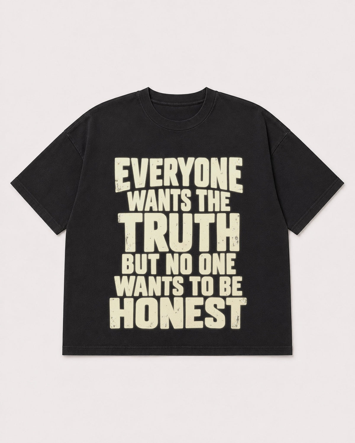 Mockup Boxy Heavyweight Tee Black product