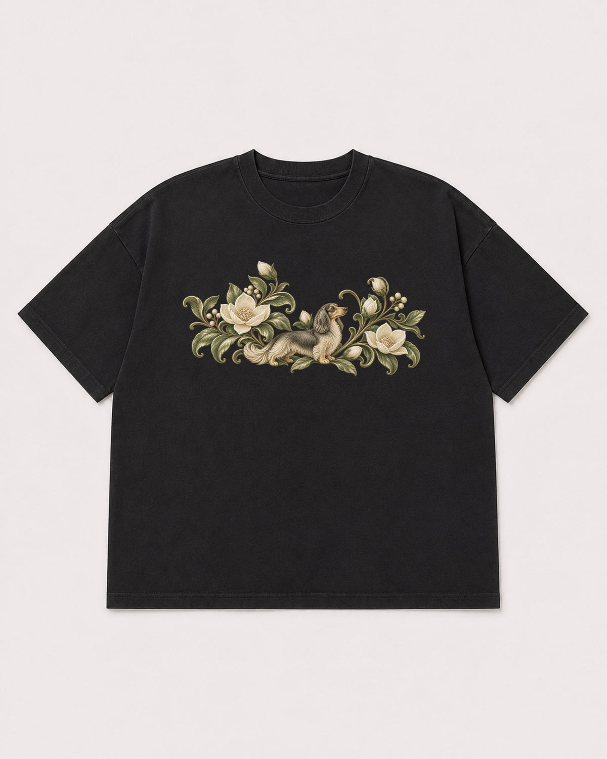 Mockup Boxy Heavyweight Tee Black product