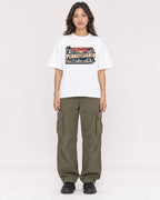 Mockup Boxy Heavyweight Tee White female full-body 02