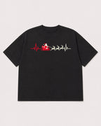 Mockup Boxy Heavyweight Tee Black product