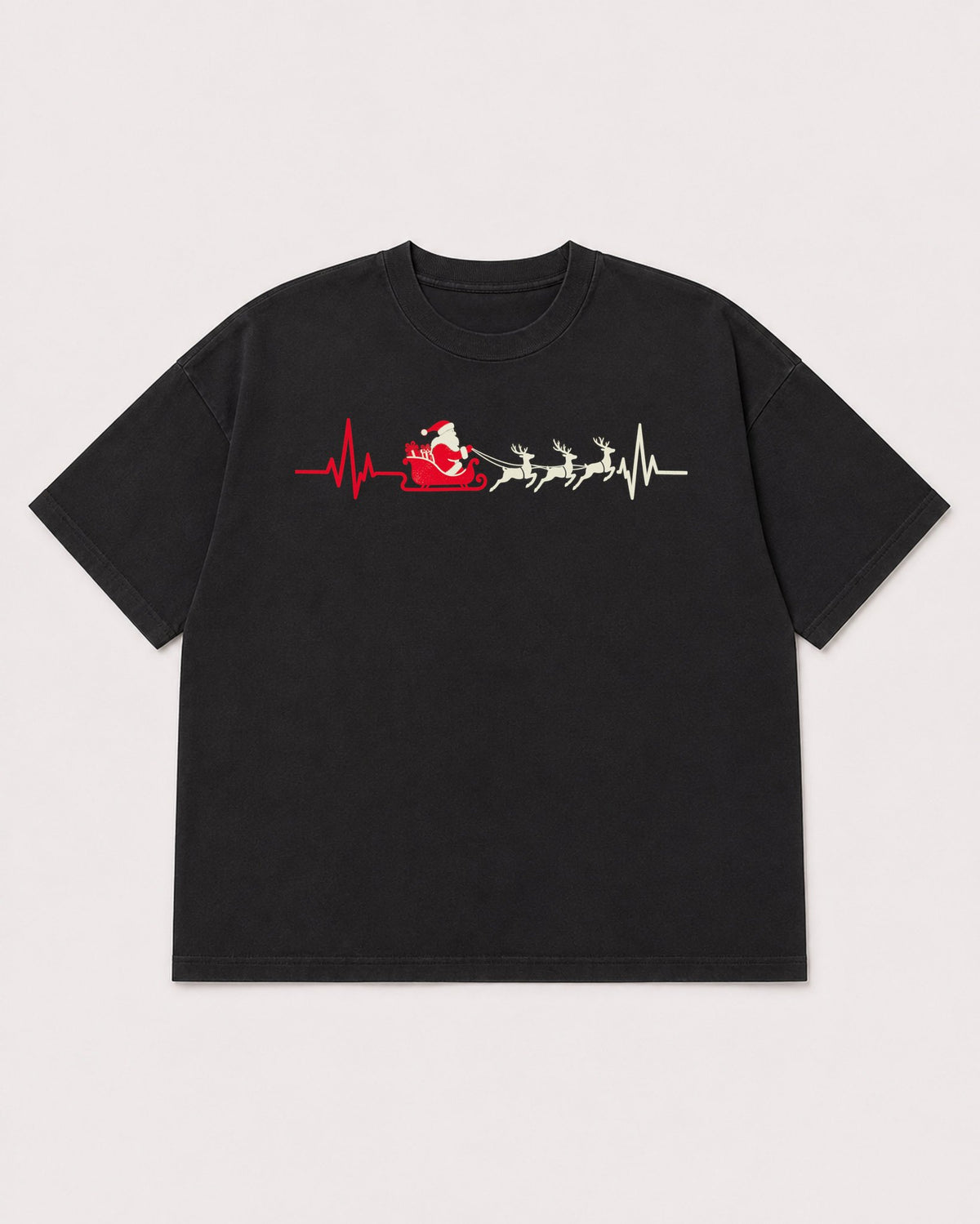 Mockup Boxy Heavyweight Tee Black product