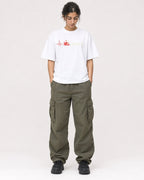 Mockup Boxy Heavyweight Tee White female full-body 17