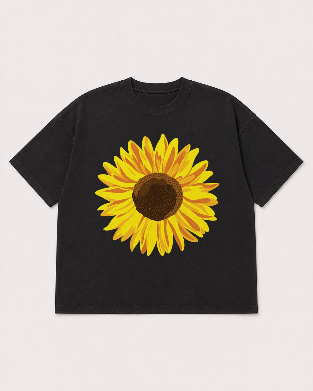 Mockup Boxy Heavyweight Tee Black product