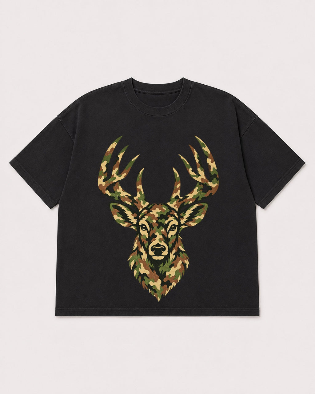 Mockup Boxy Heavyweight Tee Black product
