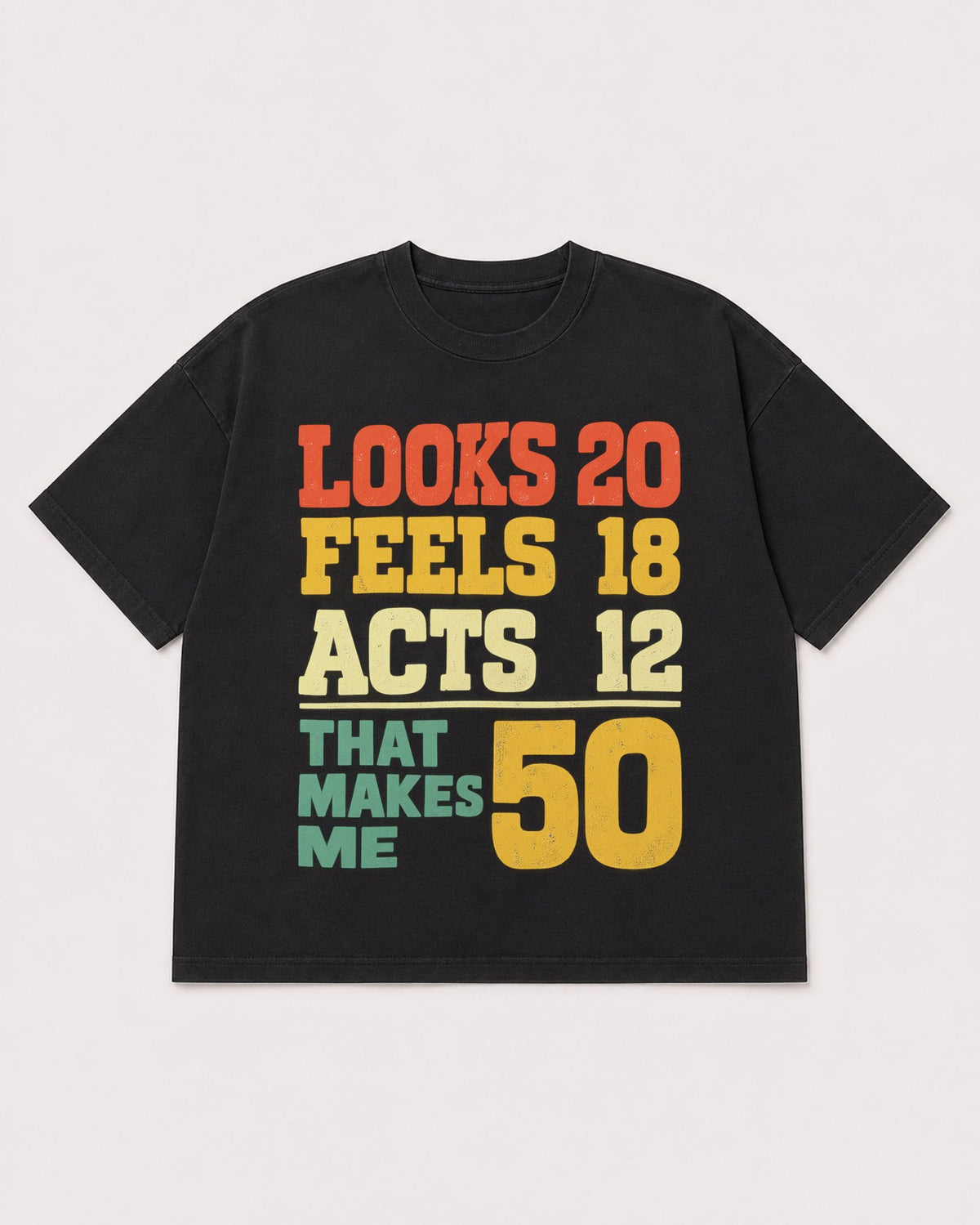 Mockup Boxy Heavyweight Tee Black product