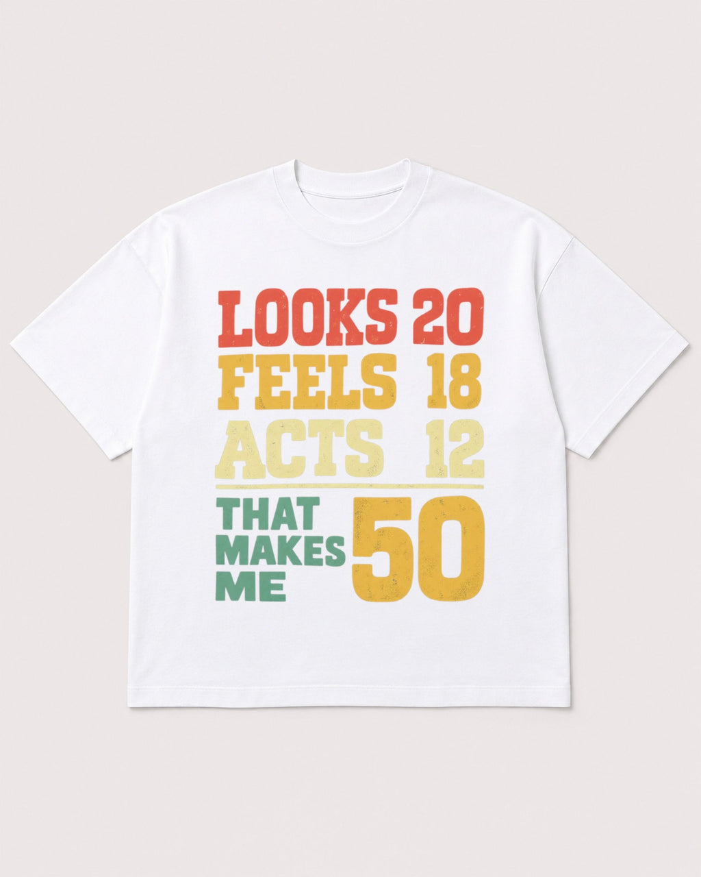 Mockup Boxy Heavyweight Tee White product